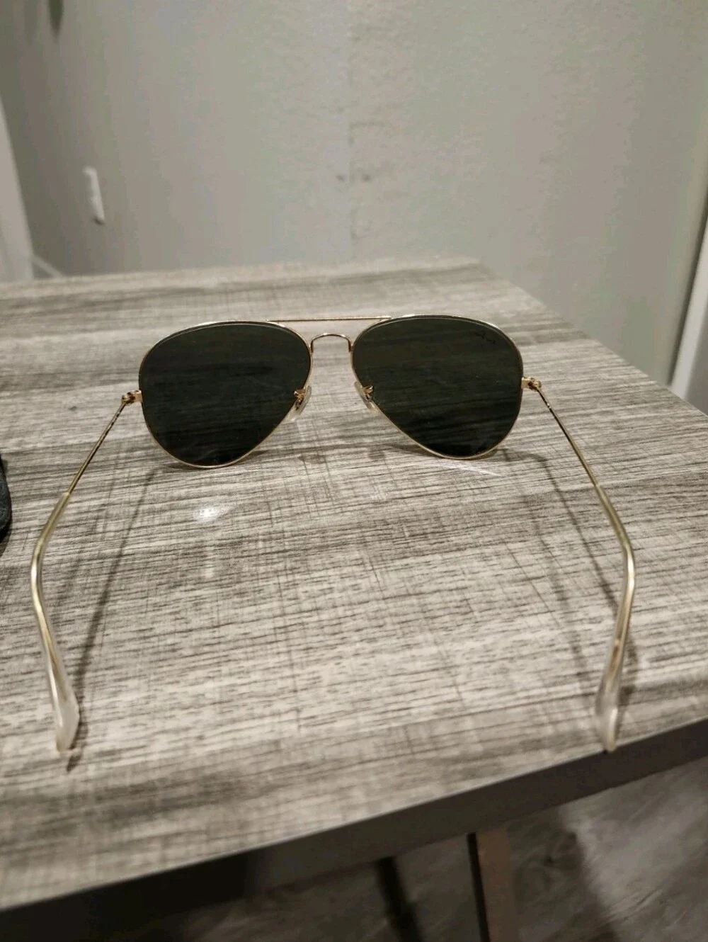 Ray-Ban RB3025 L0205 58014 3N Large Aviator Polarized Black Gold Men